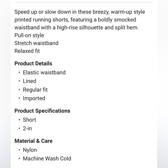 NWT Free People High Rise The Way Home Short Smocked Waistband Printed SZ Small - Picture 13 of 15